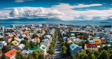 visiting iceland reykjavik cityscape panorama