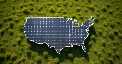 solar farm development, utility-scale photovoltaics in michigan, united states map