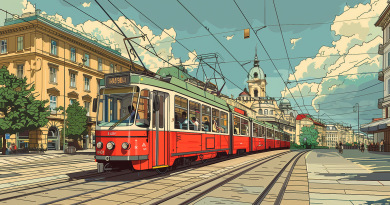 vienna streetcar QLINE