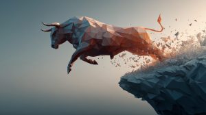 bull stock market cliff
