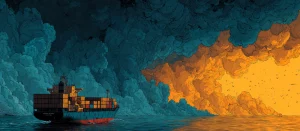 cargo ship shipping containers