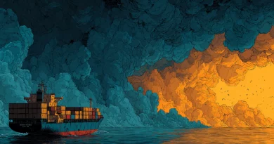 cargo ship shipping containers