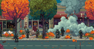 ICE agents chicago tear gas halloween